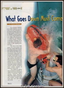 Lead page of Asian Diver magazine describing Royal Austra... by Pat Keenan 